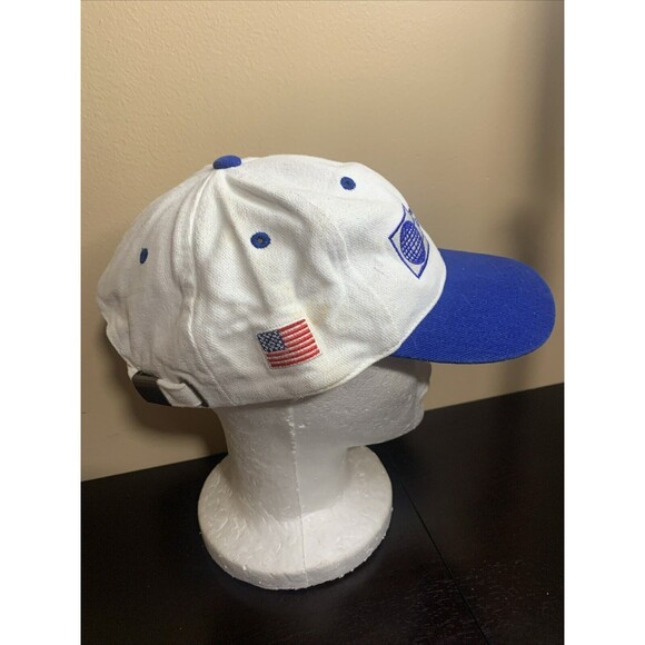 Pan American Electric INC Logo Hat IES - White & Blue ATT Headwear Strapback - Picture 7 of 10